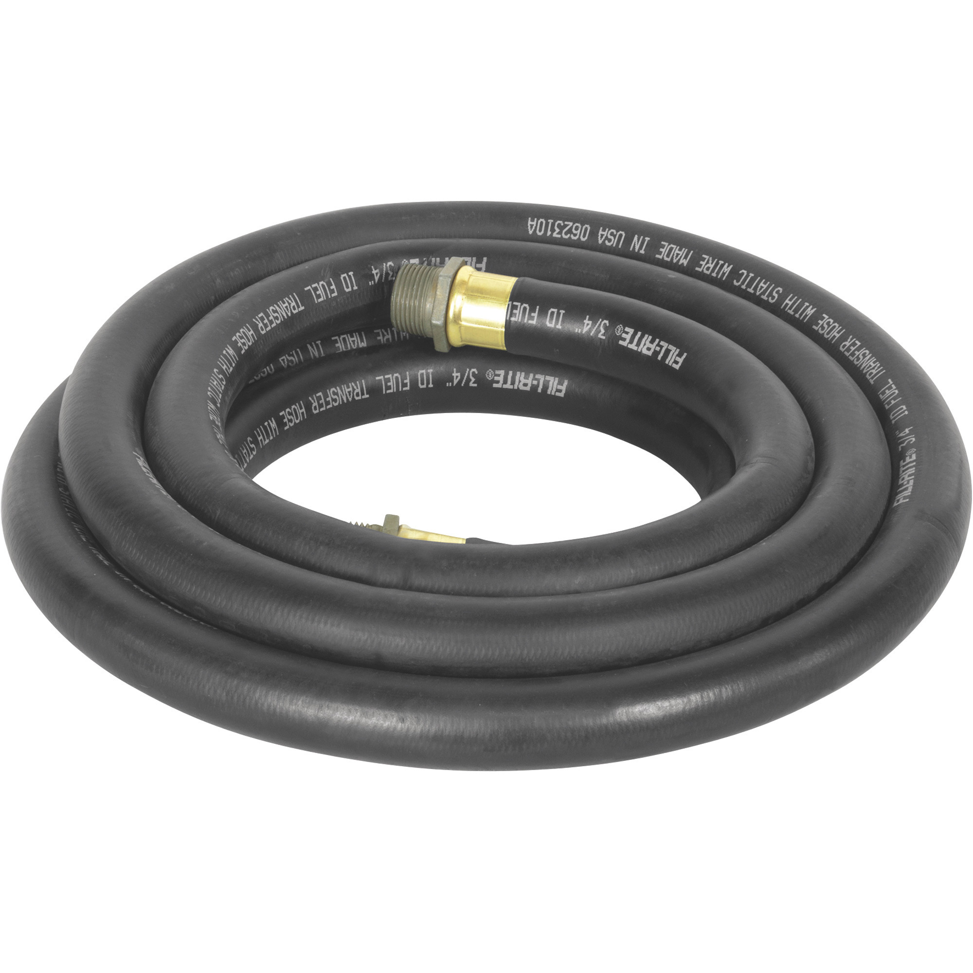Fill-Rite Fuel Transfer Hose with Static Ground Wire, 3/4in. x 14ft., Model# FRH07514